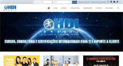 Desktop Screenshot of hdibrasil.com.br